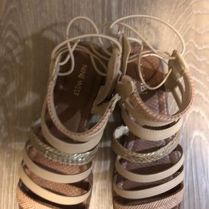 Nine West Gladiator Sandals - worn twice only!